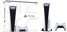 PlayStation 5 with the controller